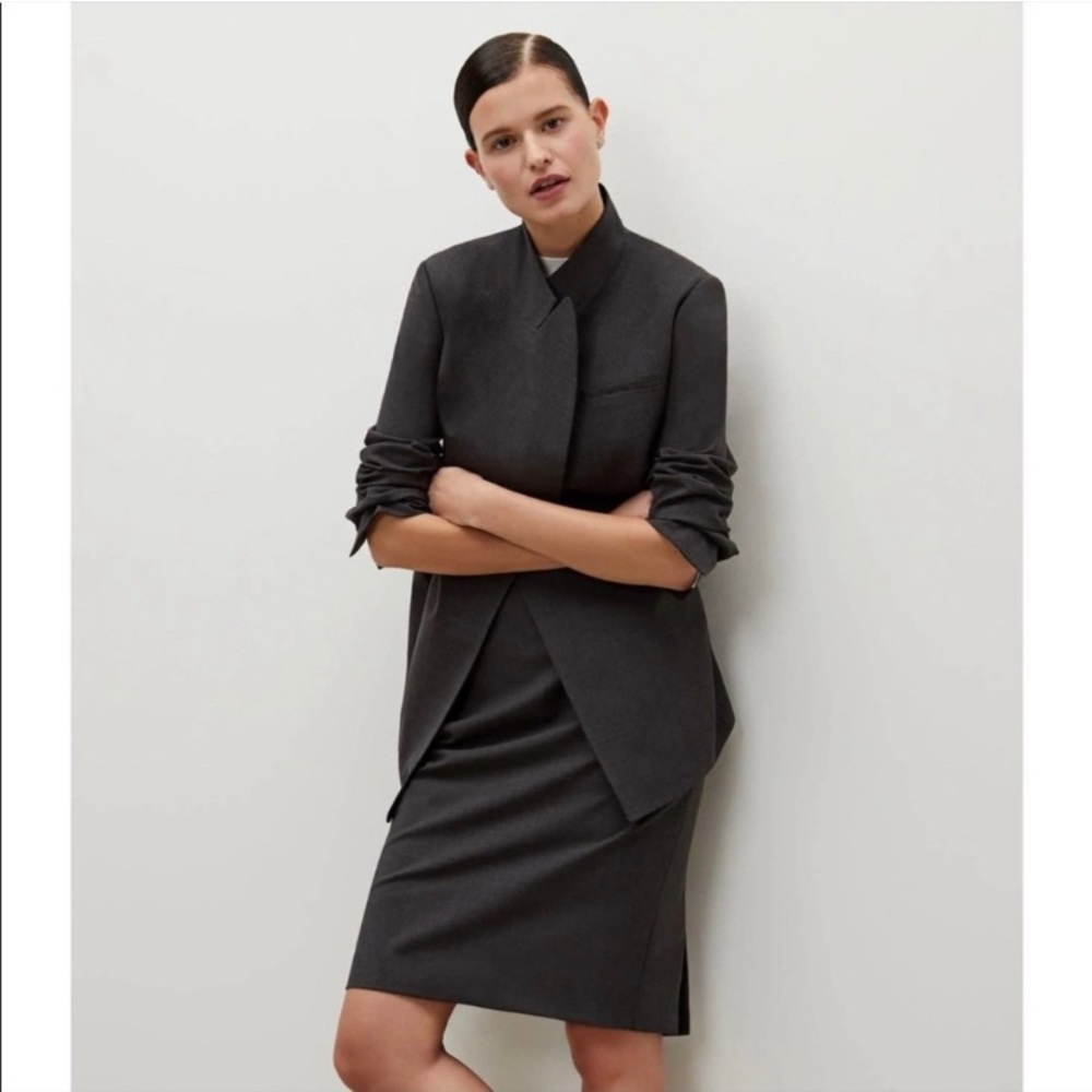 MM LaFleur Oliver 2.0 Jacket Blazer Gray Melange